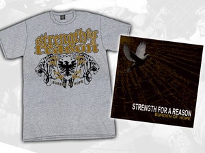 Image of Strength For A Reason CD + Tshirt Bundle (Gray)