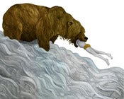 Image of "Bear Attack" print