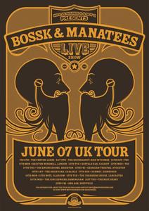 Image of MANATEES & BOSSK SILK SCREEN PRINT