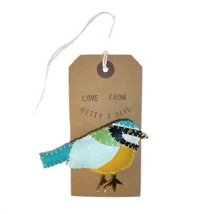 Image of Blue Tit Brooch