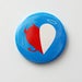 Image of Love/Hate, fridge magnet bottle opener