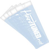 Image of Hardtuned White Stickers X 5