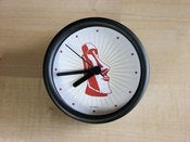 Image of easter island desk clock