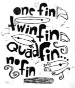 Image of IF DR. SUESS SURFED - BW POSTER