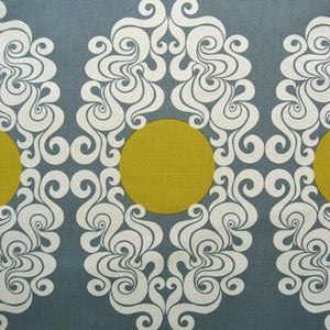 Image of Anticipate - oyster/mustard - $60/m
