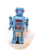 Image of Mechanoid, one of the earliest clockwork robots