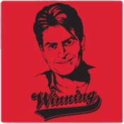 Image of Charlie Sheen (Tiger Blood Red) #WINNING #ADONISDNA #TIGERBLOOD