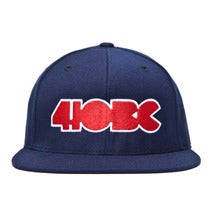 Image of 410 BC LOGO navy fitted cap