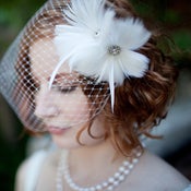 Image of RENNES - Bridal Feather Adornment 