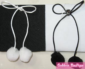 Image of Pom Pom Set for Leg Warmers