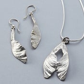Image of Maple Key Pendant & Earrings - Long Wings