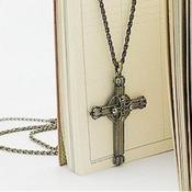 Image of Crystal Cross Pendant Chain