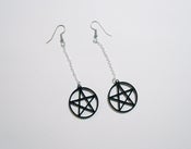 Image of PENTACLE Earring Pair Black