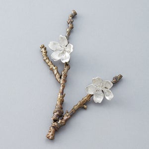 Image of Cherry Stick Pin & Earrings