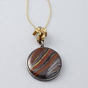 Image of Tulip & Tigeriron Pendant