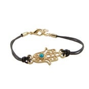 Image of Hamsa Bracelet-Black