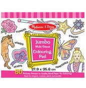 Image of Jumbo Coloring Pad - Pink