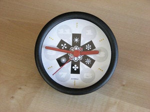 Image of flower power desk clock