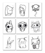 Image of Daily Doodle Charity Art Prints - Pick & Mix
