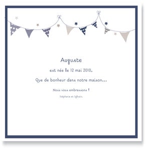 Image of Faire part Fête version gars