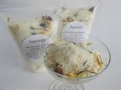 Image of Rose Geranium, Mandarin and Ylang Ylang Luxury Bath Salts