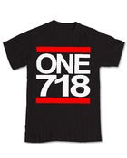 Image of ONE 718 Black Tee
