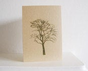 Image of Tree card - kraft