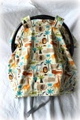 Image of Jungle Animals Infant Car Seat Tent