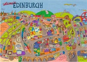 Image of Map of Edinburgh A3 Poster (297x420mm)