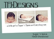 Image of Sugar N Spice Storyboard Template - 10x20 - Resources for Photographers