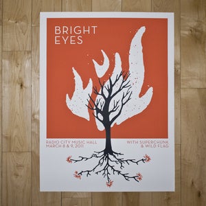 Image of bright eyes gig poster