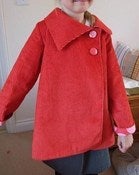 Image of Asymmetrical reversible jacket tutorial and pattern 5Y/6Y/7Y/8Y - PDF