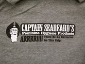 Image of Captain Seabeard T-Shirt (Grey)