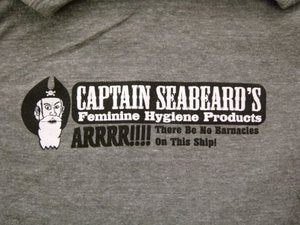 Image of Captain Seabeard T-Shirt (Grey)