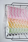 Image of Pailles en papier rétro (les printanières)