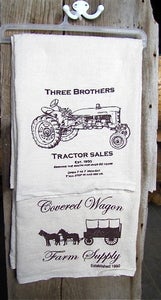 Image of Tractor/Covered Wagon