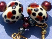 Image of Cheetahs and Wine Earrings