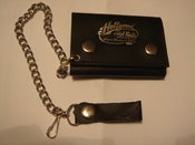 Image of Hollywood Hot Rods leather wallet with chain