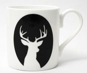 Image of Bone china mug Cameos collection – Deer Design