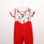 Image of M-I-C-K-E-Y 2 Piece Romper Set - 24 months