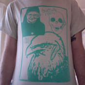 Image of Frogball - Bluetooth Mania - T-Shirt - Seafoam Green/Sand *Glow In The Dark!*