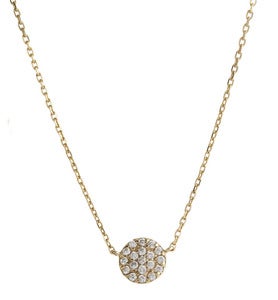 Image of Kara Ackerman <i> Audrey <i/> 14k Yellow Gold and Diamond Disc