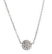 Image of  Kara Ackerman <i> Audrey <i/> 14k White Gold and Diamond Disc