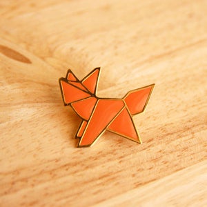Image of Origami pins: Fox