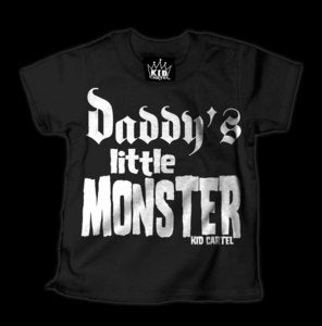 Image of Daddy's Little Monster T-Shirt Style # 1079