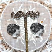 Image of Boucles d'oreille plastique ' Les couples '
