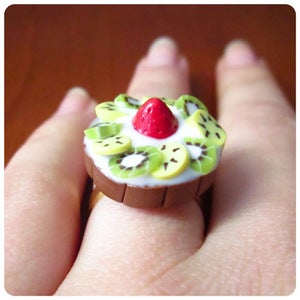 Image of Bague Tartelette aux fruits #2