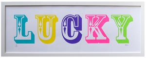 'Lucky' LIMITED EDITION Screen Print Image of 'Lucky' LIMITED EDITION Screen Print