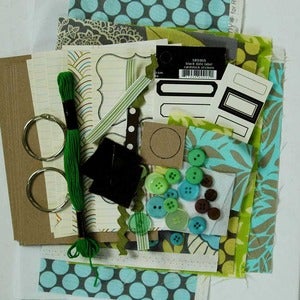 Image of Sew Grateful kit and tutorial - green or pink