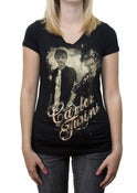 Image of Carter Twins Girls Black Tee 